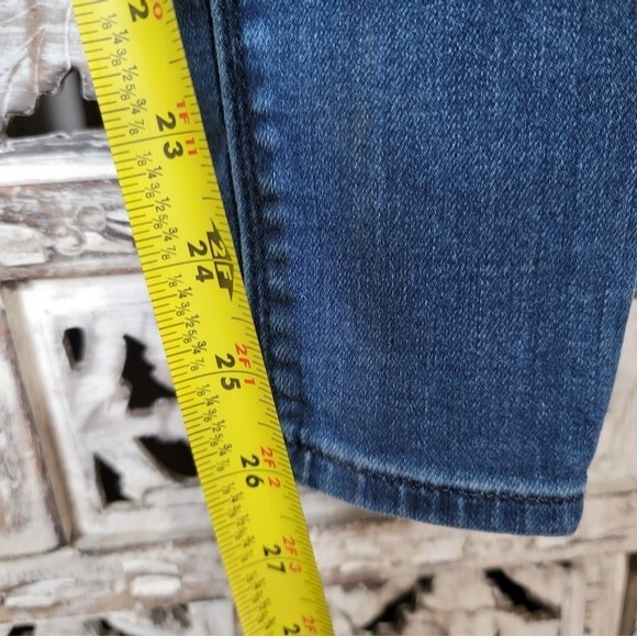 Express Express SuperSoft Ankle Legging Mid Rise Skinny Denim Stretch Jeans - Picture 5 of 10